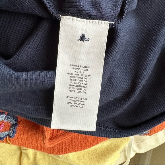 Aritzia Sunday Best navy blue little button up crop top 🐚 - Picture 3 of 6